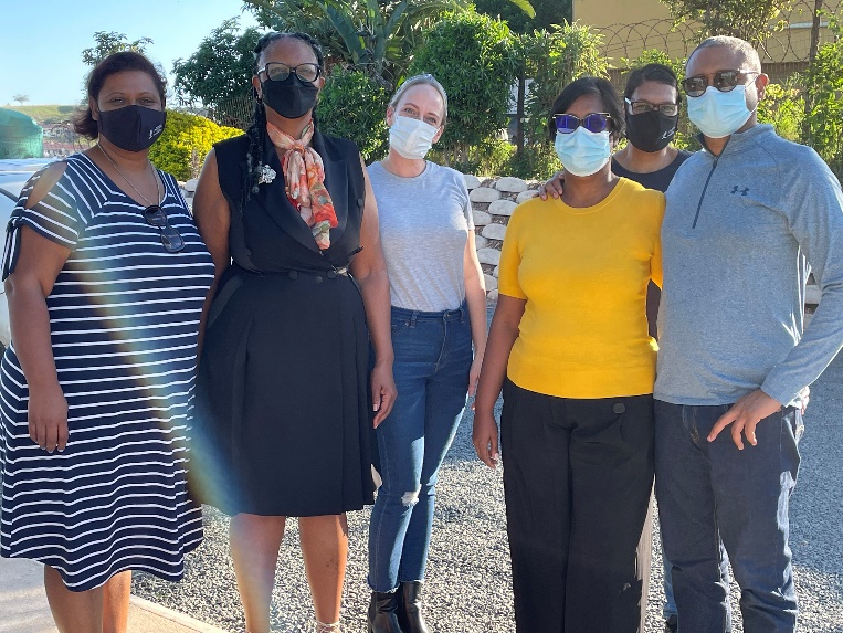 UKZN School of Applied Human Sciences donation handover with the Dokimos team